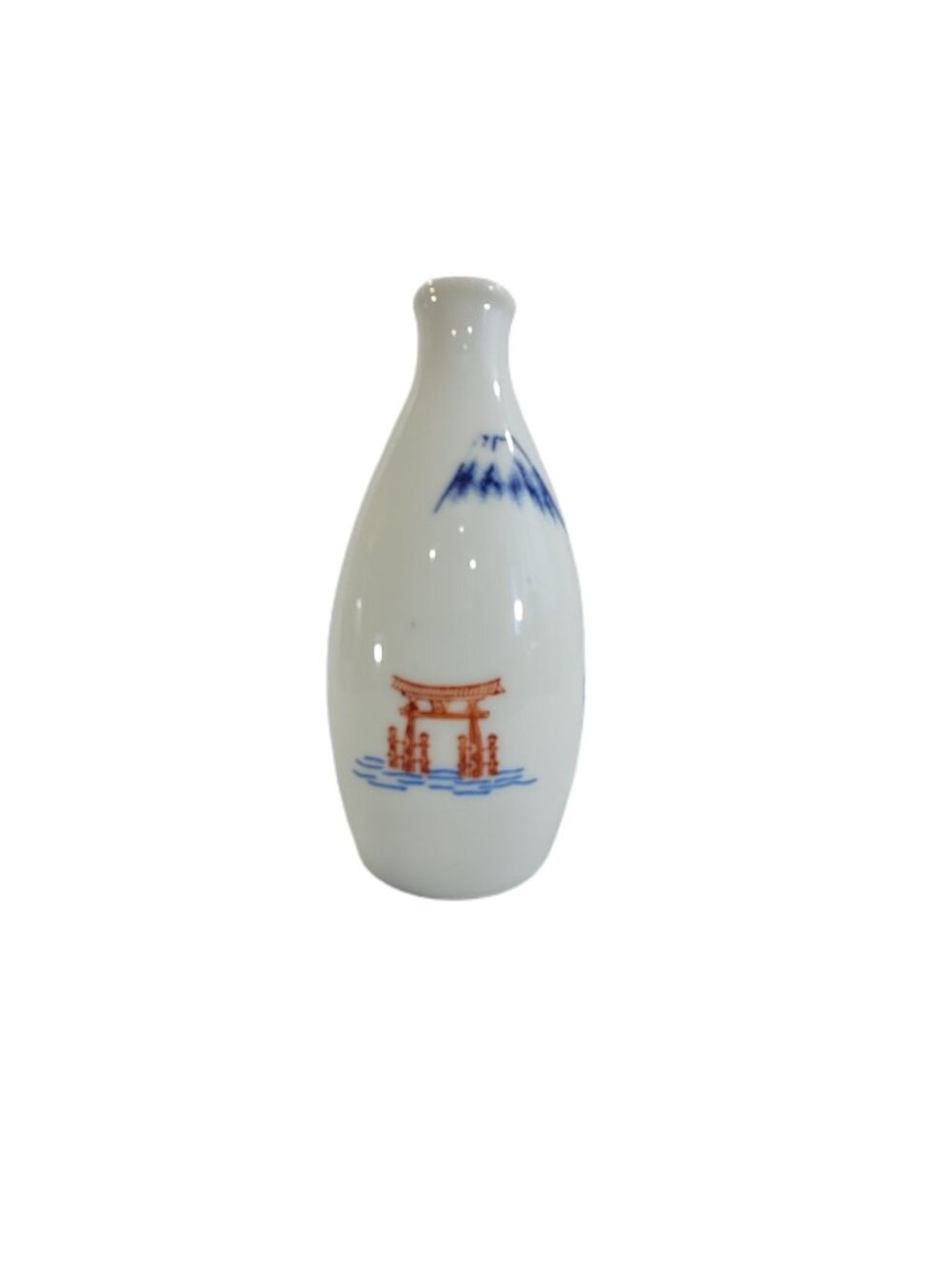 Japanese Ceramic Sake or Rice Wine Bottle Vase Fine Art Made in Japan